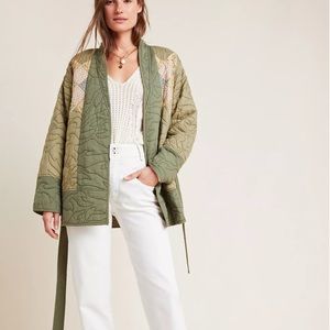 Quilted patchwork kimono